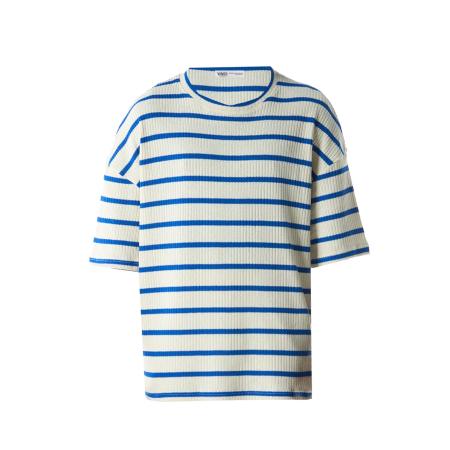 VAMOS CLO Shirt blauw / wit