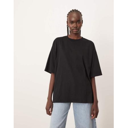 ARRANGE Premium Oversized T-shirt van zware stof in zwart
