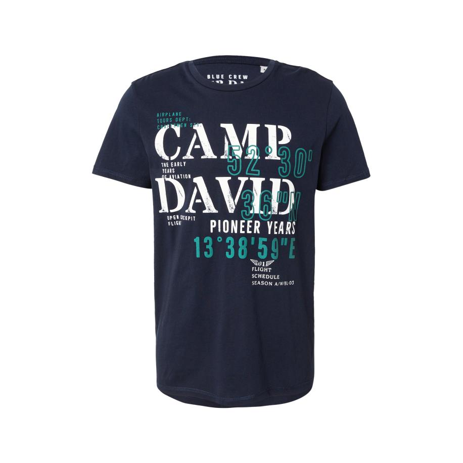 Camp David CAMP DAVID Shirt navy / groen / wit -