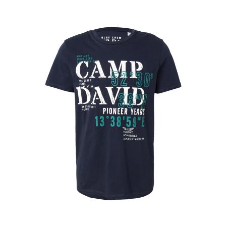 Camp David CAMP DAVID Shirt navy / groen / wit