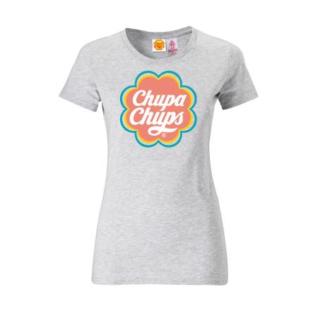 LOGOSHIRT Shirt Chupa Chups grijs / gemengde kleuren / oranje