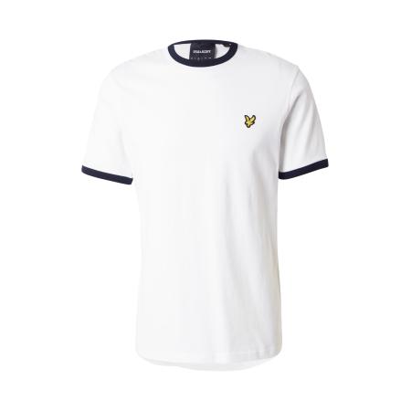 Lyle & Scott Lyle & Scott Shirt Ringer nachtblauw / geel / wit