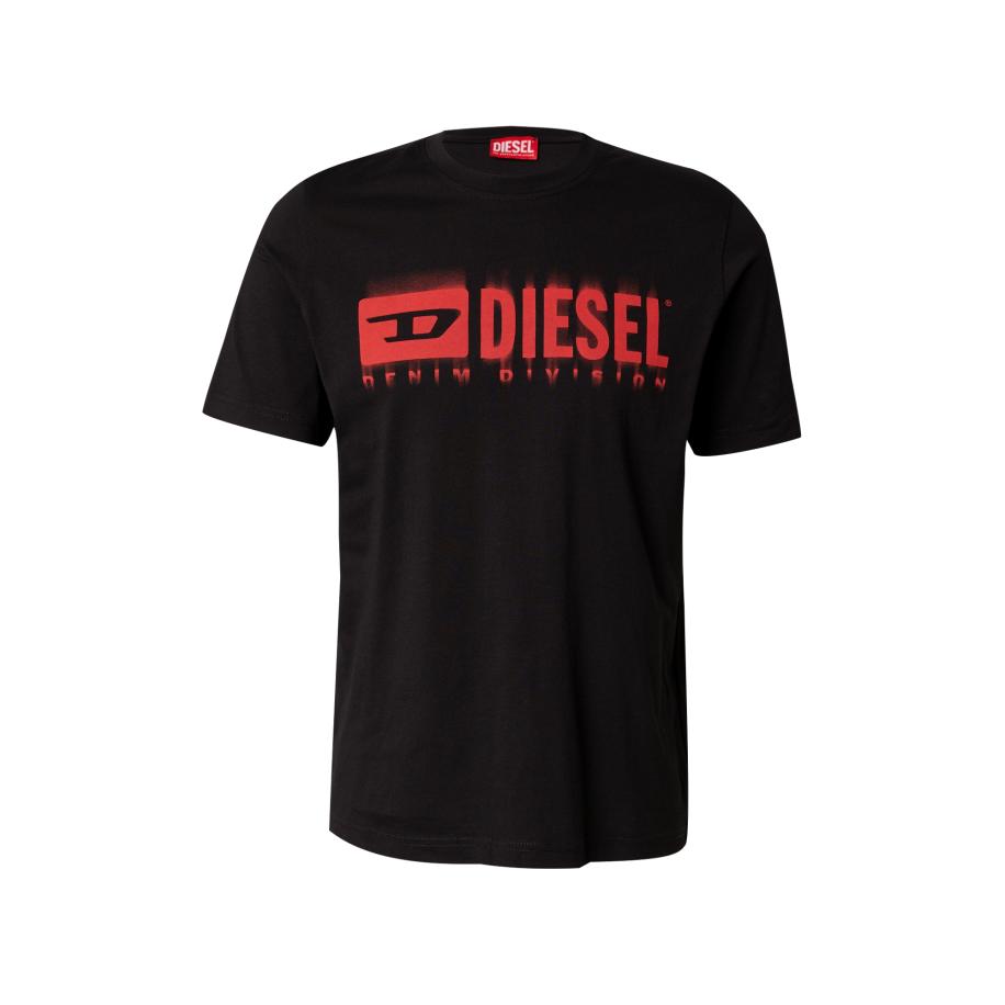 Diesel DIESEL Shirt T-ADJUST-Q7 knalrood / zwart -