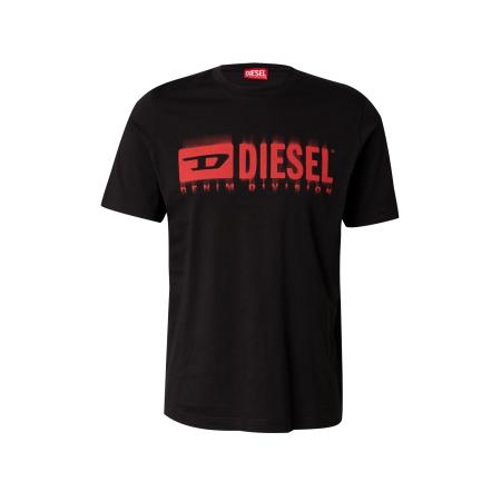 Diesel DIESEL Shirt T-ADJUST-Q7 knalrood / zwart