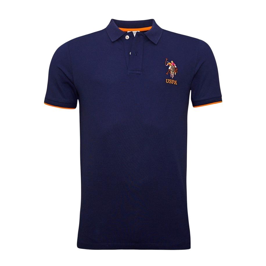 U.S. Polo Assn. U.S. POLO ASSN. Shirt navy / donkeroranje -