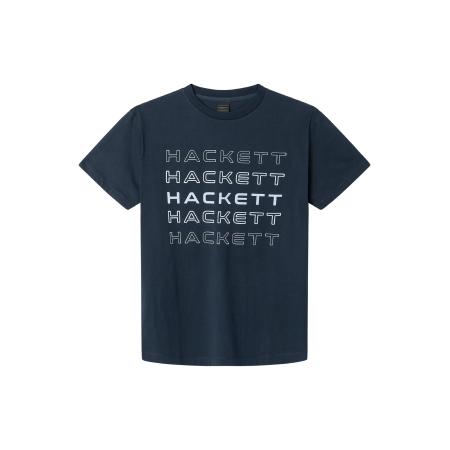 Hackett London Hackett London Shirt marine / wit