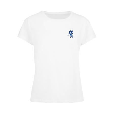 Miss Tee Shirt blauw / grijs / oranje / wit