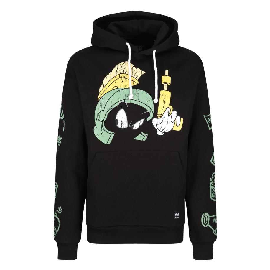 Recovered Recovered Shirt Looney Tunes Martian Marvin zwart -