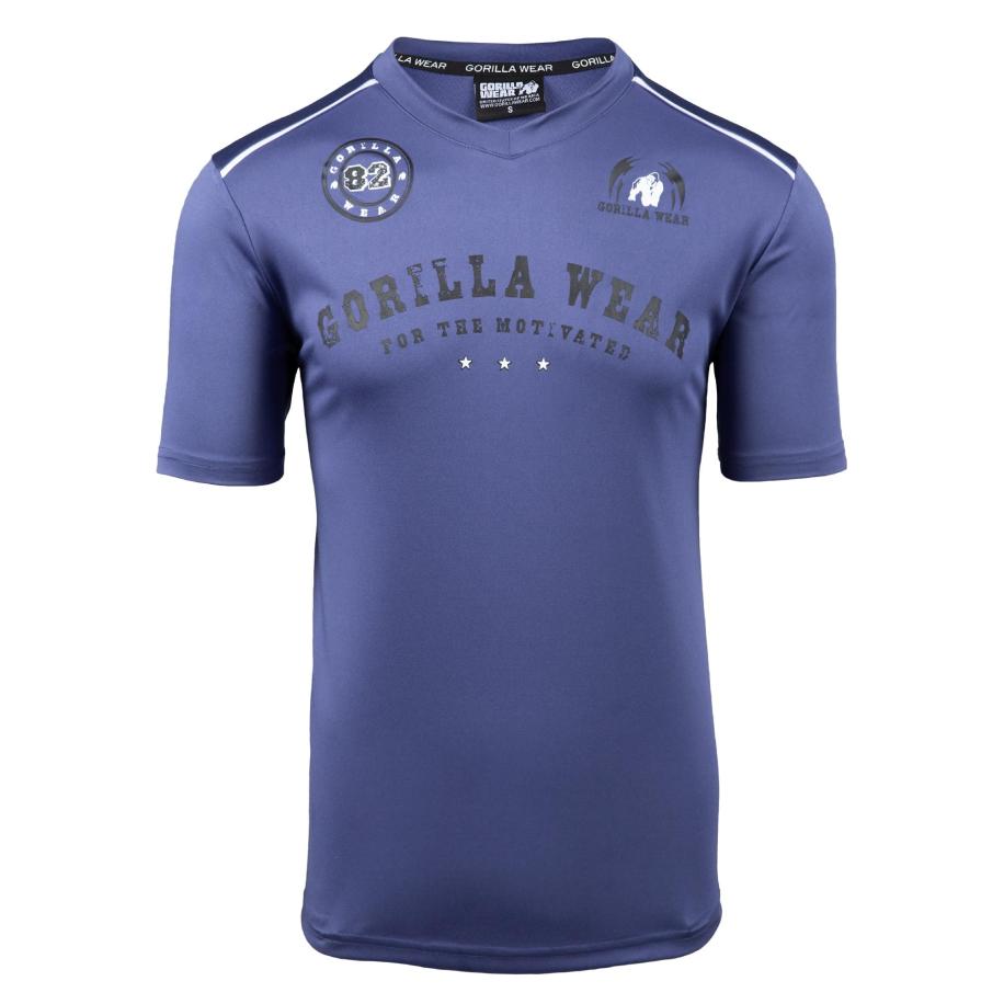 Gorilla Wear Gorilla Wear Shirt Baltimore opaal / zwart / wit -