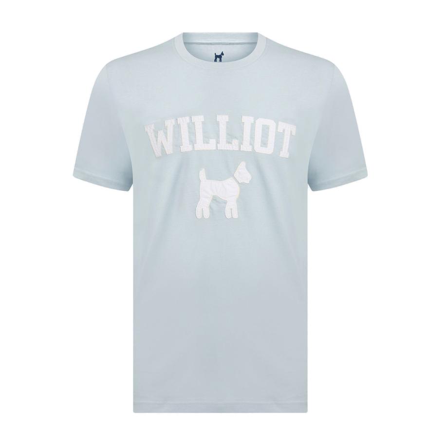 Williot Williot Shirt lichtblauw / wit -