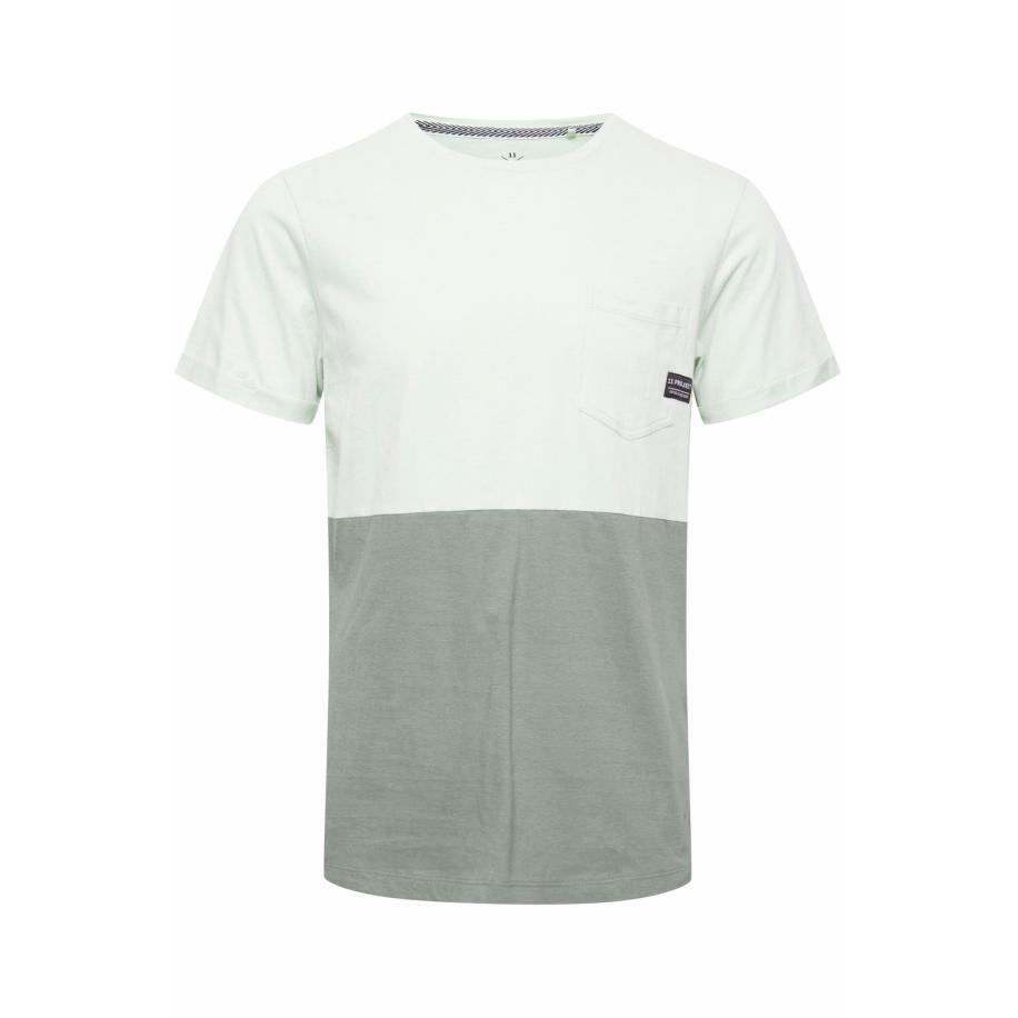 11 Project 11 Project Shirt Alfie taupe / pastelgroen -