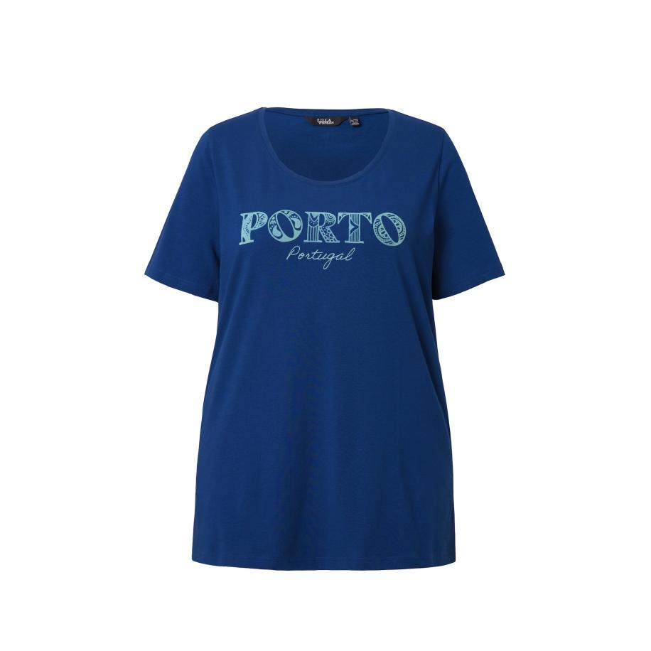 Ulla Popken Ulla Popken Shirt lichtblauw / donkerblauw -