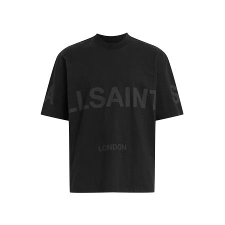 AllSaints AllSaints Shirt BIGGY donkergrijs / zwart