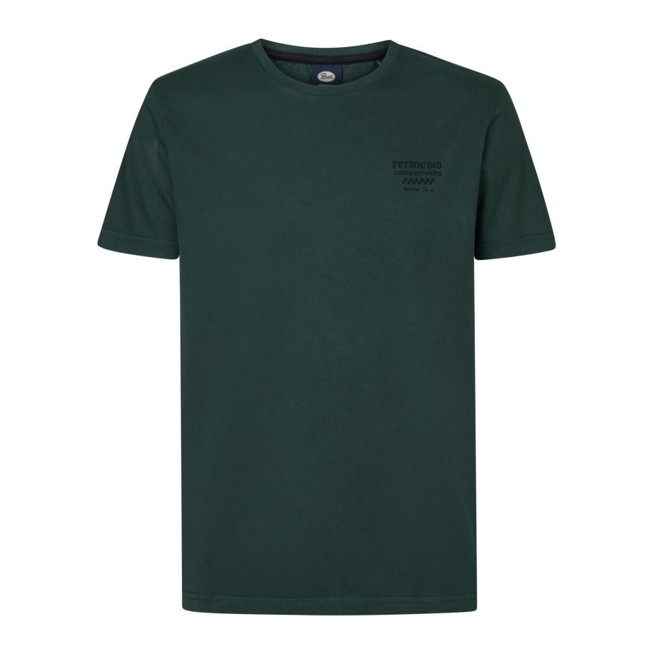 Petrol Industries Petrol Industries Shirt smaragd / zwart -