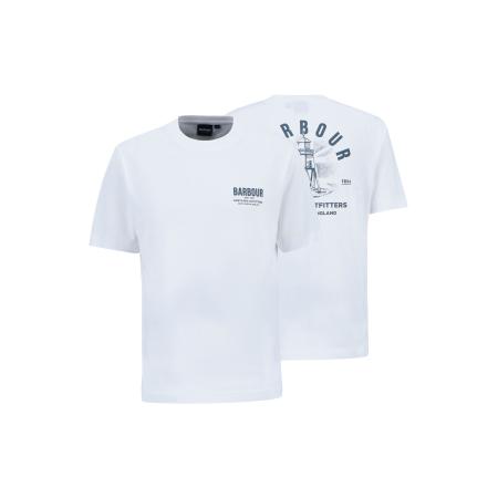 Barbour Barbour Shirt Bluesto grijs / wit