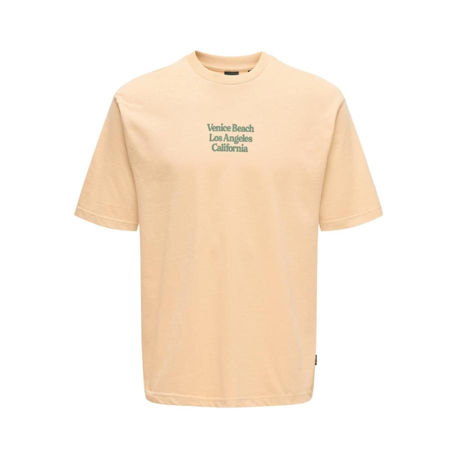 Only & Sons Only & Sons Shirt ONSKENNY kaki / perzik -