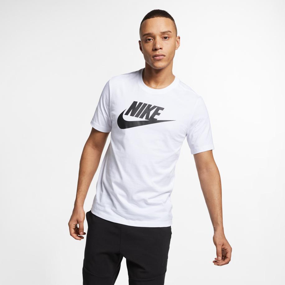 Nike Nike Sportswear Shirt Futura zwart / wit -