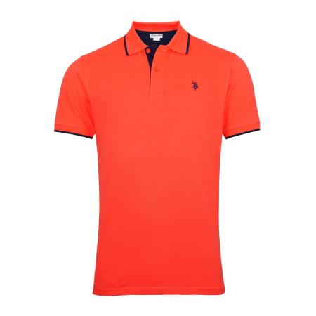 U.S. Polo Assn. U.S. POLO ASSN. Shirt nachtblauw / oranje