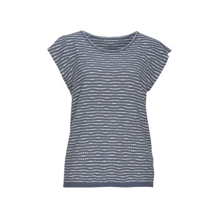 VIVANCE VIVANCE Shirt blauw / wit