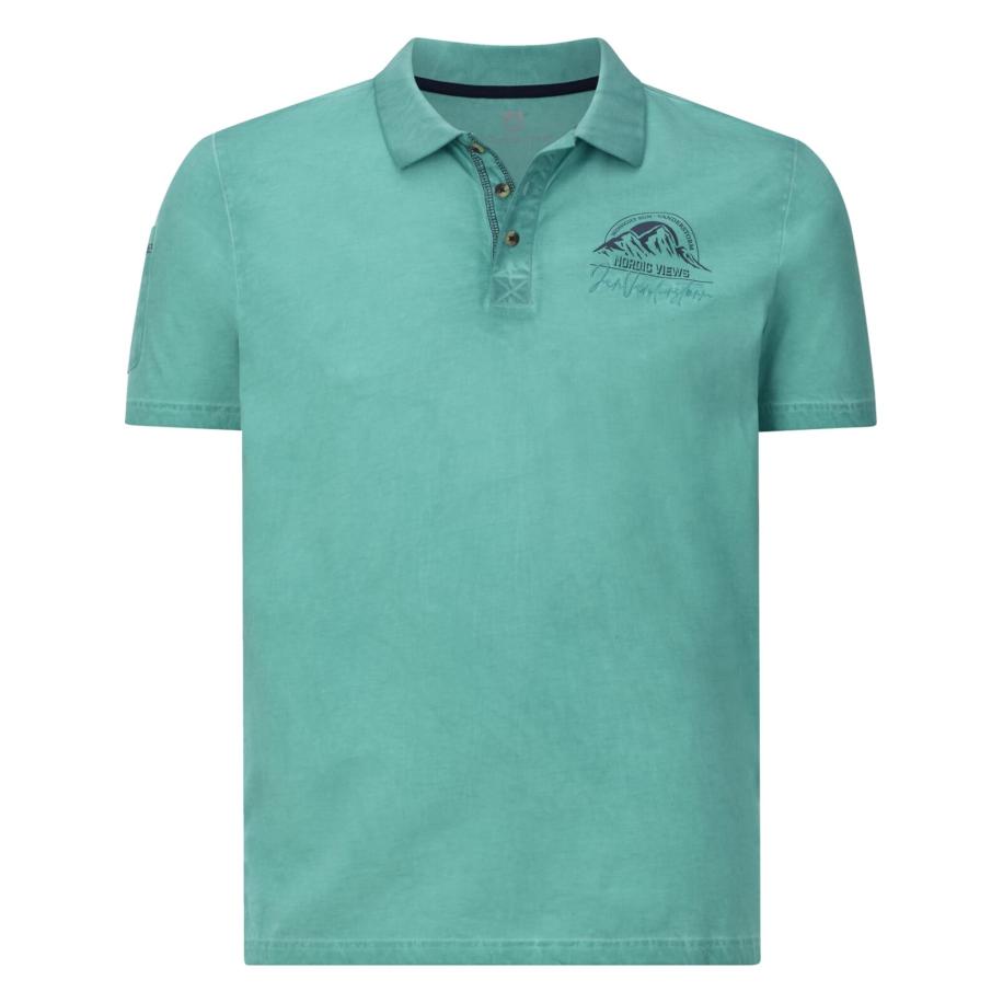 jan vanderstorm Jan Vanderstorm Shirt Holtar turquoise -