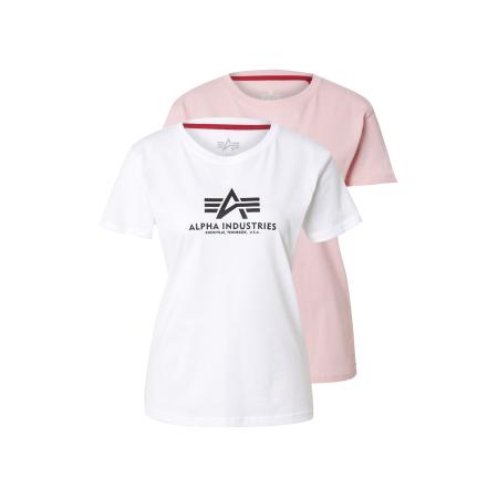 Alpha Industries ALPHA INDUSTRIES Shirt New oudroze / zwart / wit