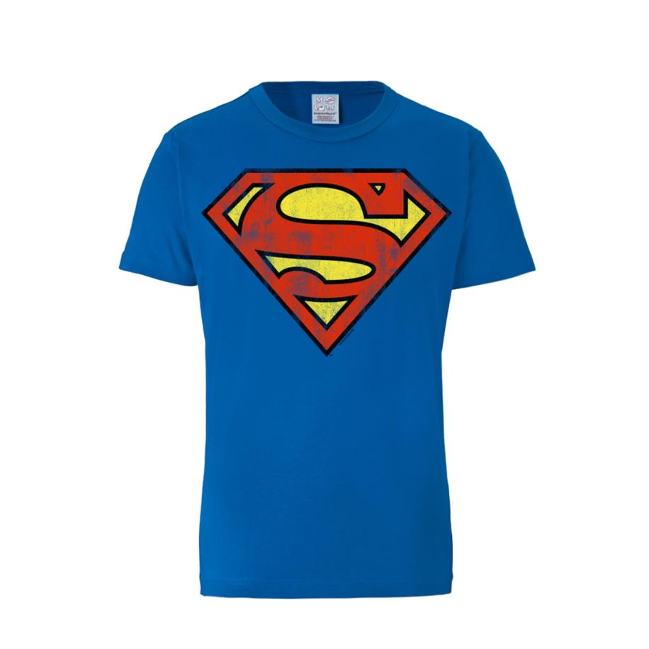 Logoshirt LOGOSHIRT Shirt Superman blauw / geel / rood Groen