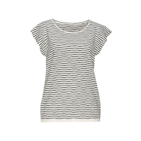 VIVANCE VIVANCE Shirt crème / zwart