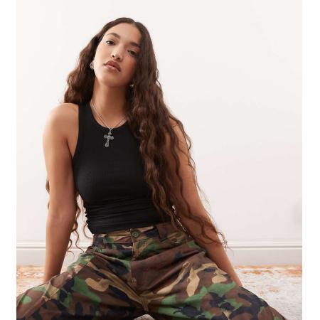 COLLUSION Hemd in zwart