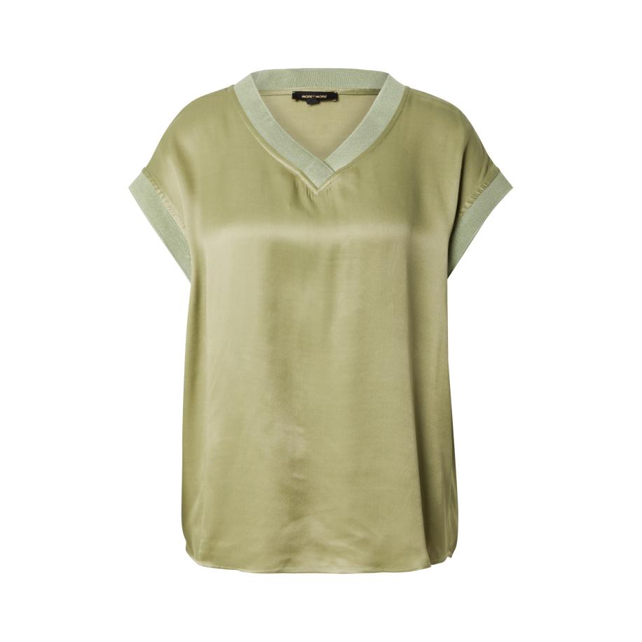 More & More MORE & MORE Shirt olijfgroen -