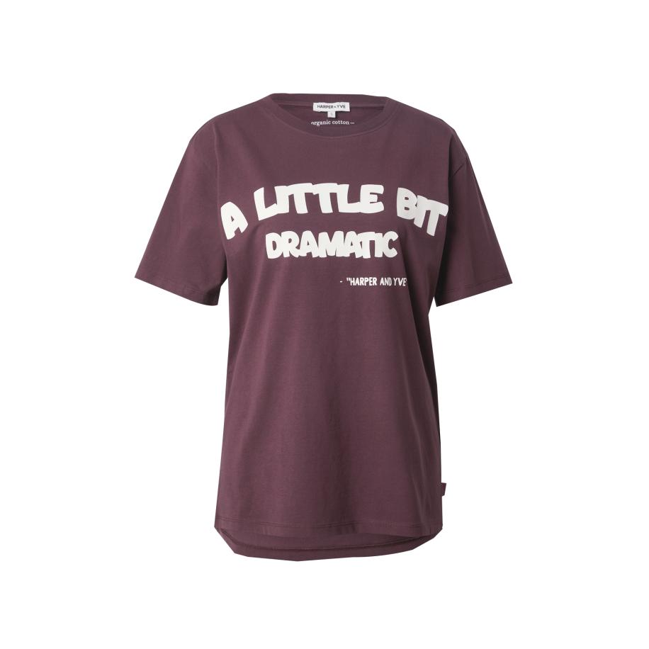 Harper & Yve Harper & Yve Shirt chocoladebruin / wit -