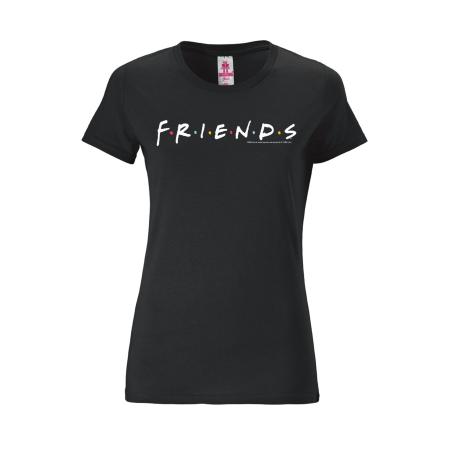 LOGOSHIRT Shirt Friends - Logo zwart