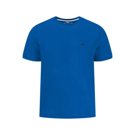 Fynch-Hatton T-Shirt ronde hals blauw, Effen