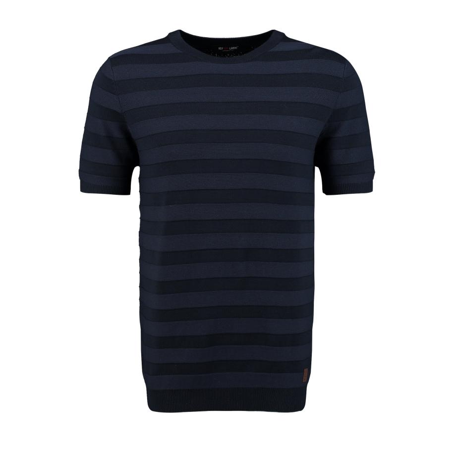 Key Largo Key Largo Shirt DOCK navy / lichtgrijs -