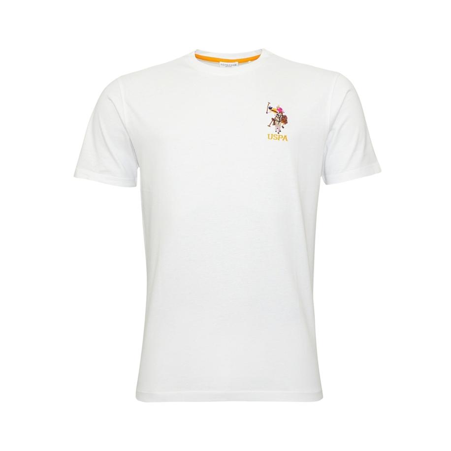 U.S. Polo Assn. U.S. POLO ASSN. Shirt beige / donkerroze / wit -