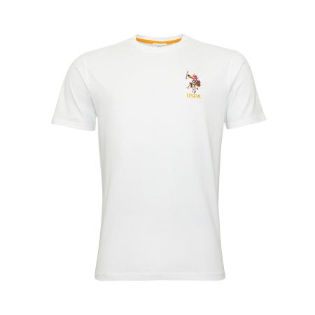 U.S. Polo Assn. U.S. POLO ASSN. Shirt beige / donkerroze / wit