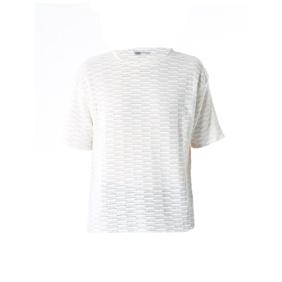 VAMOS CLO Shirt Cedar Park crème Bruin