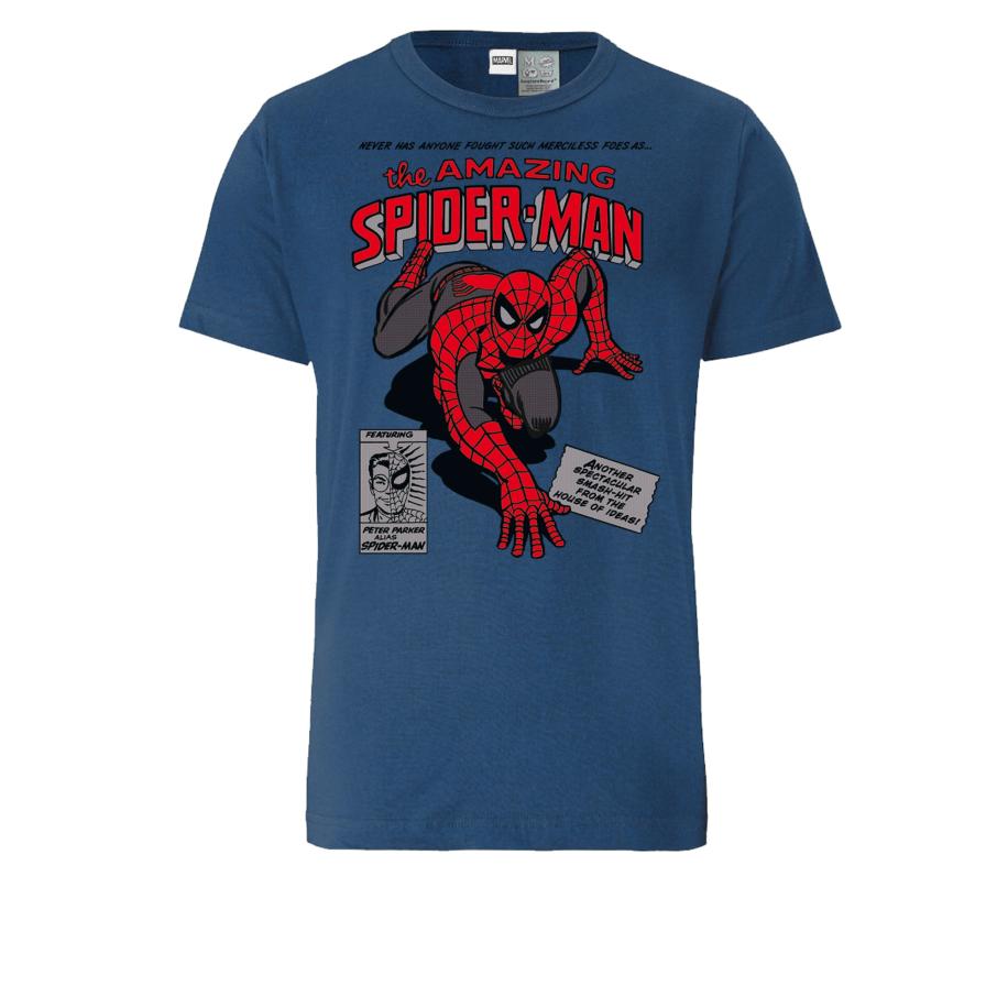 Logoshirt LOGOSHIRT Shirt Marvel - Spider-Man Merciless Foes blauw / grijs / rood -