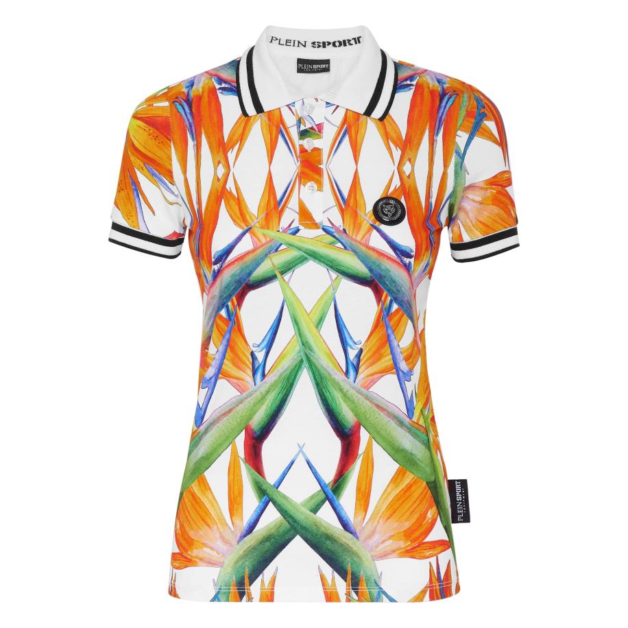 Plein Sport Plein Sport Shirt blauw / groen / oranje / wit -