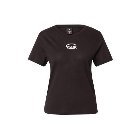 G-STAR Shirt zwart / wit