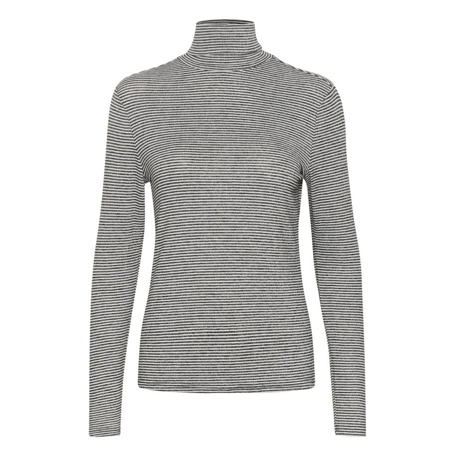 Cream Cream Shirt Amma zwart / wit -