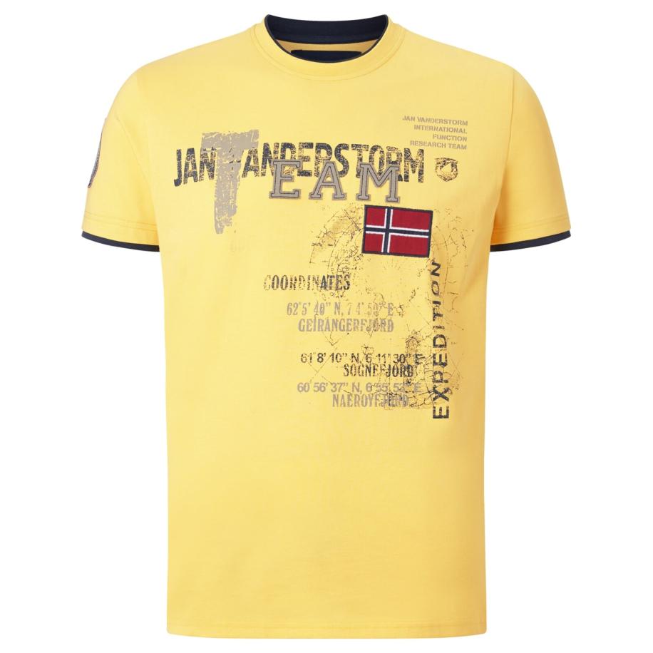 jan vanderstorm Jan Vanderstorm Shirt Sölve geel -