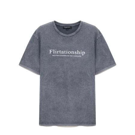 No Matter What No Matter What Shirt antraciet / wit