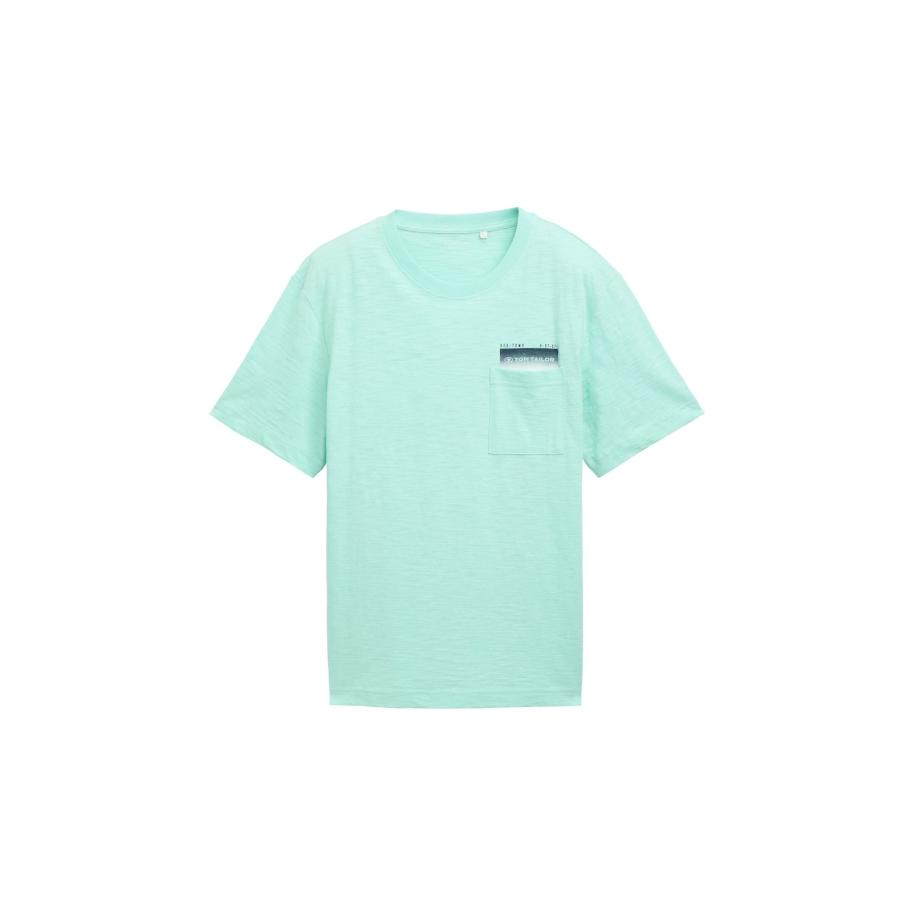 Tom Tailor TOM TAILOR Shirt navy / mintgroen / wit -