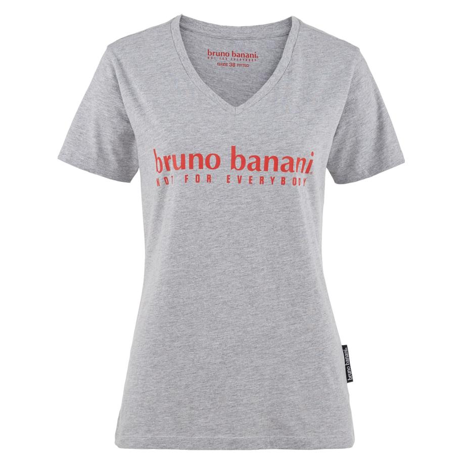 Bruno Banani Bruno Banani Shirt Ashley lichtgrijs / rood -