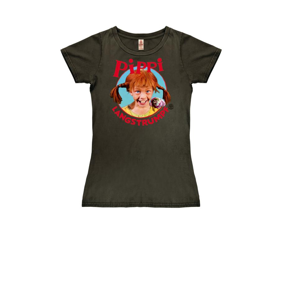 LOGOSHIRT Shirt Langstrumpf zwart Zwart