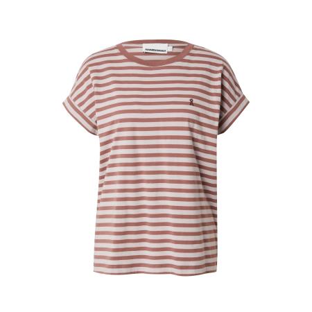 Armedangels ARMEDANGELS Shirt mokka / wit