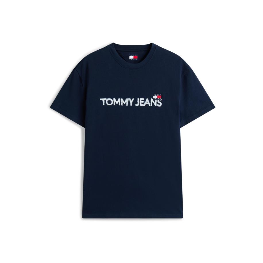 Tommy Jeans Tommy Jeans Shirt navy / wit -