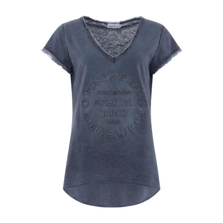 zwillingsherz Zwillingsherz Shirt Positive Mind marine