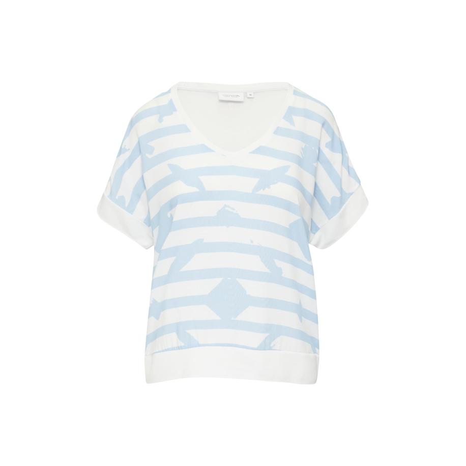 comma casual identity comma casual identity Shirt lichtblauw / wit -