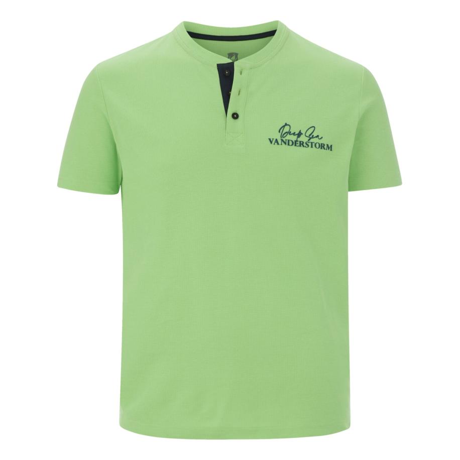 jan vanderstorm Jan Vanderstorm Shirt Gortan lichtgroen / donkergroen -